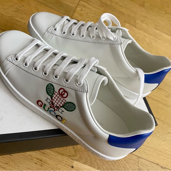 Gucci Shoes Gucci Ace Embroidery Tennis Racket Sneaker Poshmark
